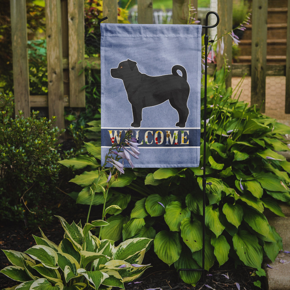 Balck Jug Welcome Garden Flag Mailbox Decorative Yard Banner Outside Patio Artwork for Flower Beds, Garden Size, Multicolor