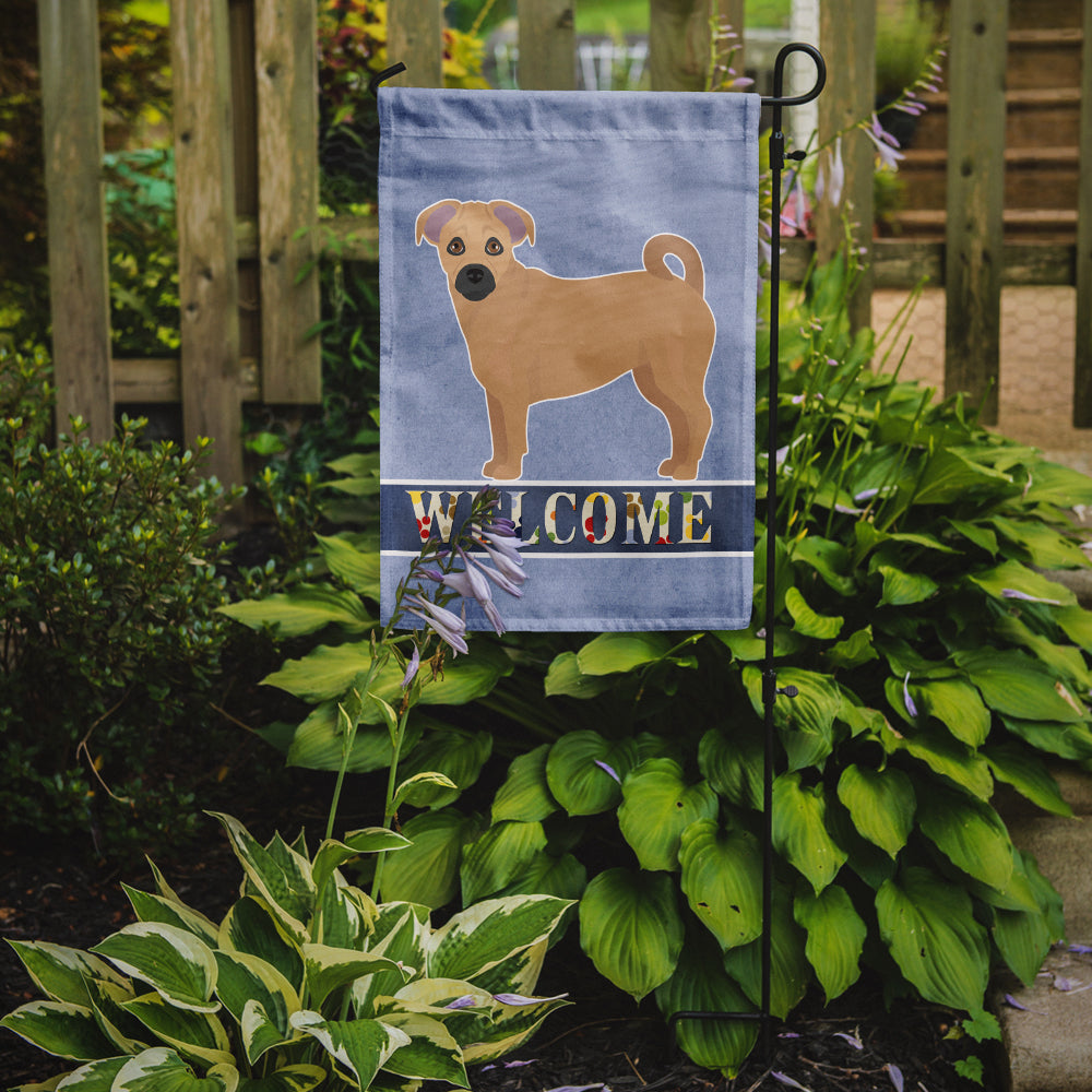 Tan Jug Welcome Garden Flag Mailbox Decorative Yard Banner Outside Patio Artwork for Flower Beds, Garden Size, Multicolor