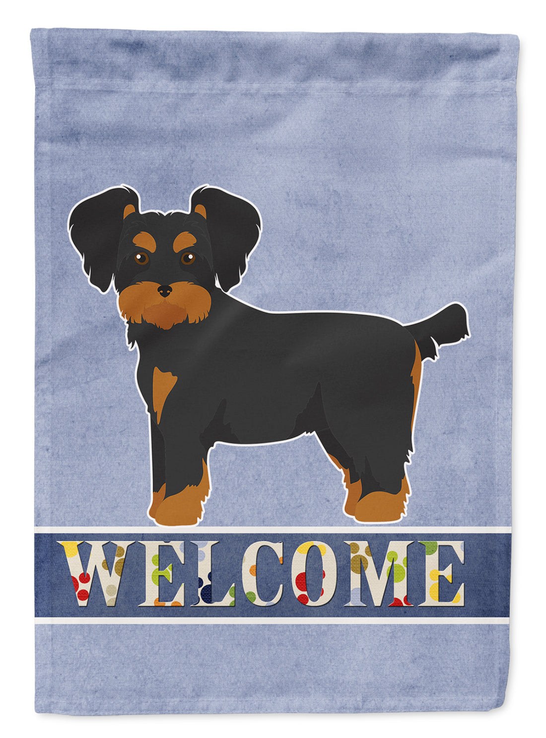 Morkie Welcome Garden Flag Mailbox Decorative Yard Banner Outside Patio Artwork for Flower Beds, Garden Size, Multicolor