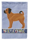 Puggle Welcome Garden Flag Mailbox Decorative Yard Banner Outside Patio Artwork for Flower Beds, Garden Size, Multicolor