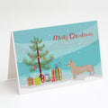 Tan Chiweenie Christmas Tree Greeting Cards Pack of 8 Blank Cards with Envelopes Whimsical A7 Size 5x7