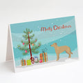 German Sheprador #1 Christmas Tree Greeting Cards Pack of 8 Blank Cards with Envelopes Whimsical A7 Size 5x7