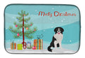 Borador Christmas Tree Dish Drying Mat Absorbent Dish Drying Mat Pad for Kitchen Counter Dish Drainer Mat for Countertop, 14 x 21", Multicolor