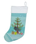 Starling Merry Christmas Holiday Stocking Double-Sided Print, Polyester Suede,11x18, Made in USA
