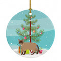 Burmese Cat Christmas Ceramic Ornament Christmas Tree Hanging Decorations for Home Christmas Holiday, Party, Gift, 3 in, Multicolor