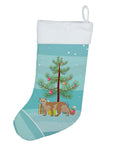 Devon Rex Cat Christmas Holiday Stocking Double-Sided Print, Polyester Suede,11x18, Made in USA