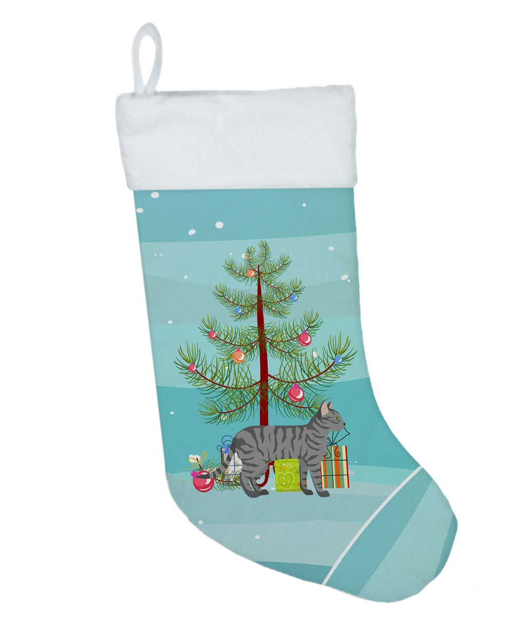 Dragon Li Cat Christmas Holiday Stocking Double-Sided Print, Polyester Suede,11x18, Made in USA