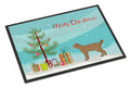 Highlander Lynx Cat Christmas Doormat Indoor Outdoor 24H X 36W Front Door Mat Rugs for Entryway, Non Slip Washable Low Pile,