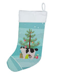Kurilian Bobtail Cat Christmas Holiday Stocking Double-Sided Print, Polyester Suede,11x18, Made in USA