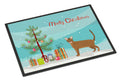 Ocicat Cat Christmas Doormat Indoor Outdoor 18H X 27W Front Door Mat Rugs for Entryway, Non Slip Washable