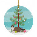 Ragdoll Cat  Christmas Ceramic Ornament Christmas Tree Hanging Decorations for Home Christmas Holiday, Party, Gift, 3 in, Multicolor