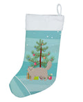 Siberian Forest Cat Christmas Holiday Stocking Double-Sided Print, Polyester Suede,11x18, Made in USA