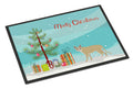 Singapura Cat Christmas Doormat Indoor Outdoor 18H X 27W Front Door Mat Rugs for Entryway, Non Slip Washable