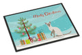 Siamese Modern Cat Christmas Doormat Indoor Outdoor 18H X 27W Front Door Mat Rugs for Entryway, Non Slip Washable