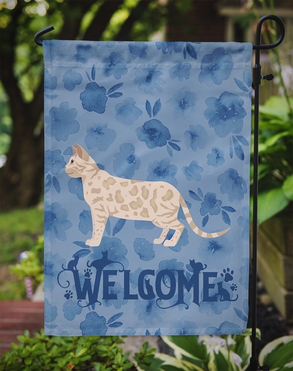 Bengal #1 Cat Welcome Garden Flag Mailbox Decorative Yard Banner Outside Patio Artwork for Flower Beds, Garden Size, Multicolor