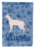 Colorpoint Shorthair #3 Cat Welcome House Flag 28x40 Porch Sleeve Pole Decorative Outside Yard Banner Artwork Wall Hanging, Polyester