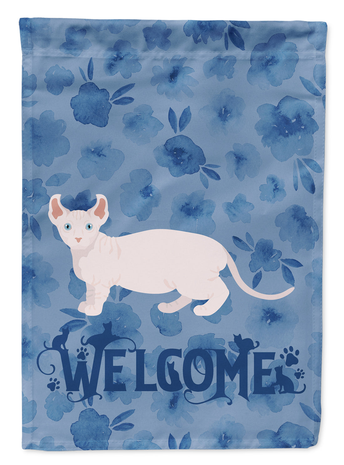 Dwelf #3 Cat Welcome Garden Flag Mailbox Decorative Yard Banner Outside Patio Artwork for Flower Beds, Garden Size, Multicolor