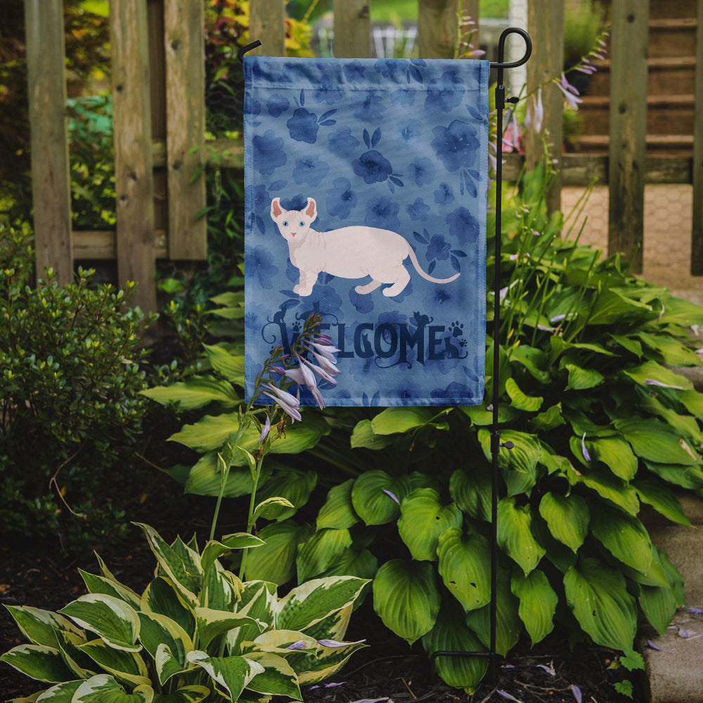 Dwelf #3 Cat Welcome Garden Flag Mailbox Decorative Yard Banner Outside Patio Artwork for Flower Beds, Garden Size, Multicolor