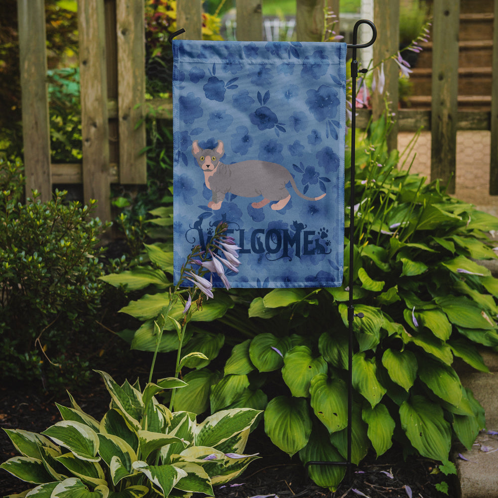 Dwelf #4 Cat Welcome Garden Flag Mailbox Decorative Yard Banner Outside Patio Artwork for Flower Beds, Garden Size, Multicolor