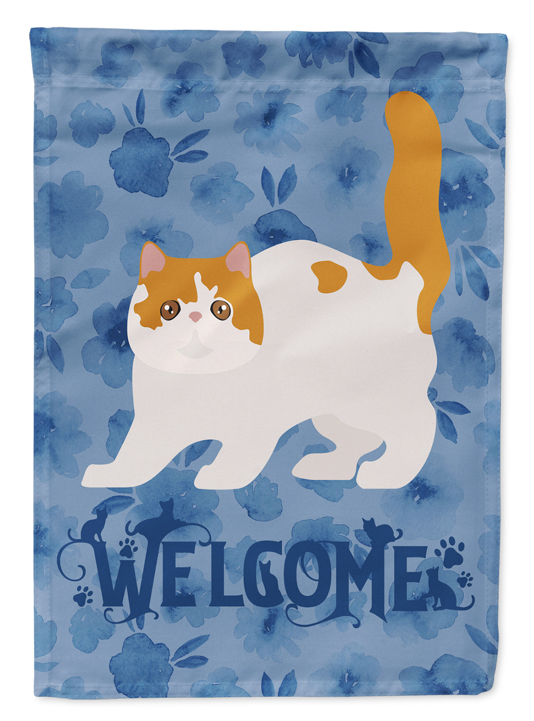 Exotic Shorthair #4 Cat Welcome Garden Flag Mailbox Decorative Yard Banner Outside Patio Artwork for Flower Beds, Garden Size, Multicolor
