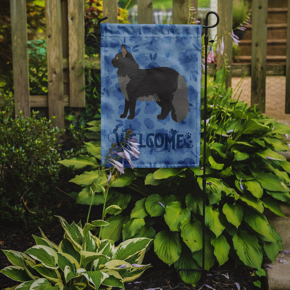 Maine Coon #2 Cat Welcome Garden Flag Mailbox Decorative Yard Banner Outside Patio Artwork for Flower Beds, Garden Size, Multicolor