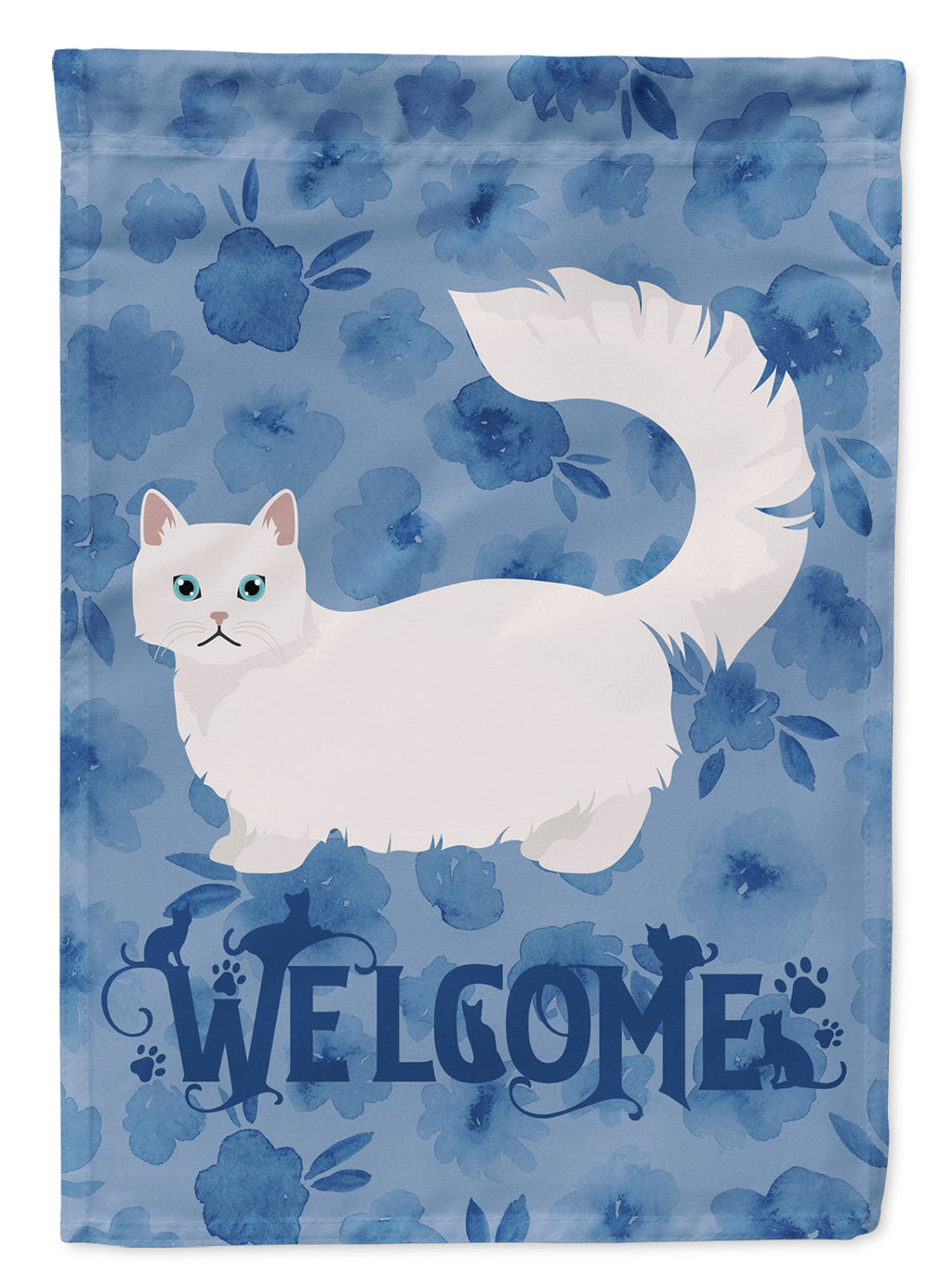 Napoleon #1 Cat Welcome Garden Flag Mailbox Decorative Yard Banner Outside Patio Artwork for Flower Beds, Garden Size, Multicolor