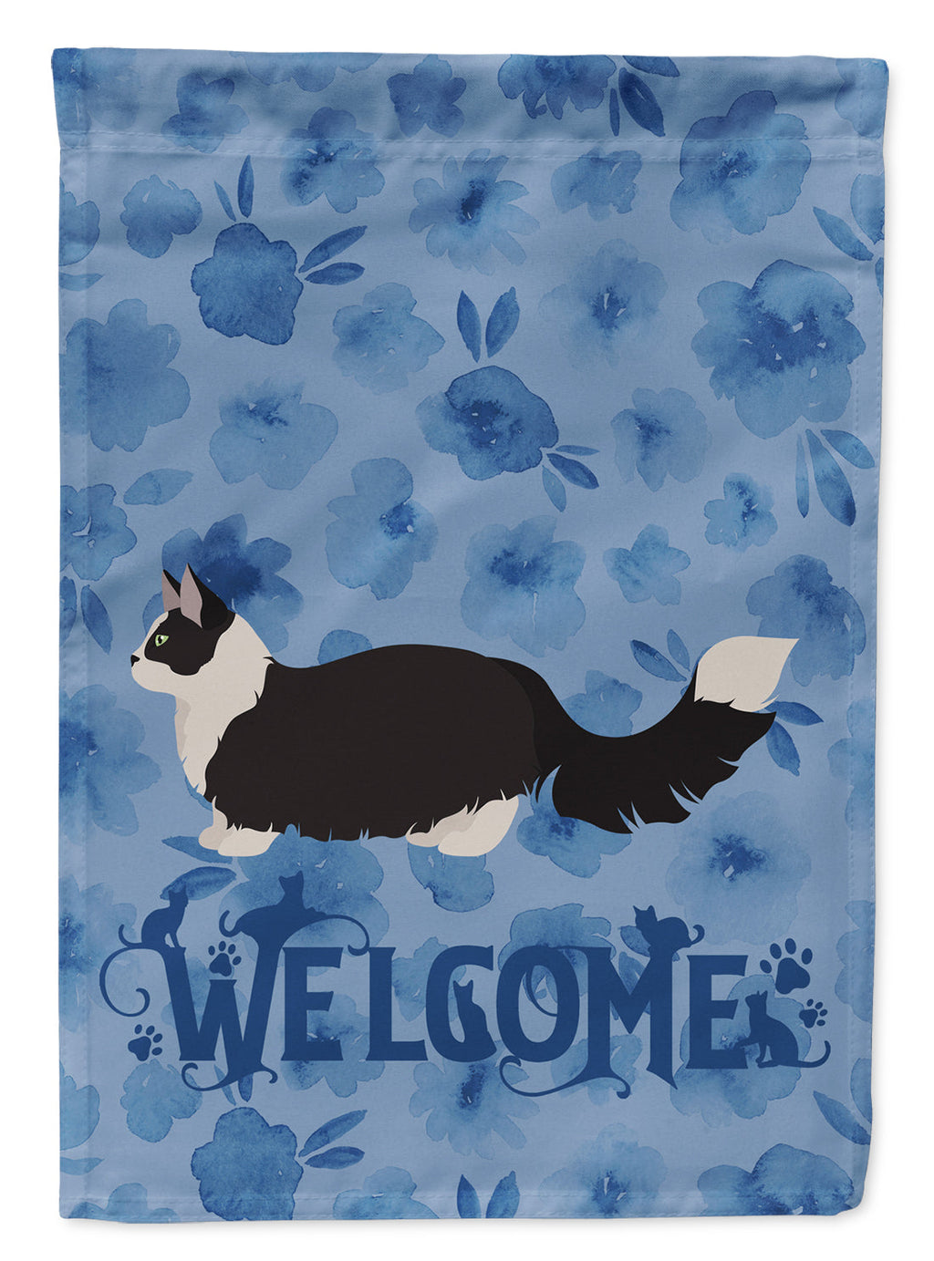 Napoleon #2 Cat Welcome Garden Flag Mailbox Decorative Yard Banner Outside Patio Artwork for Flower Beds, Garden Size, Multicolor