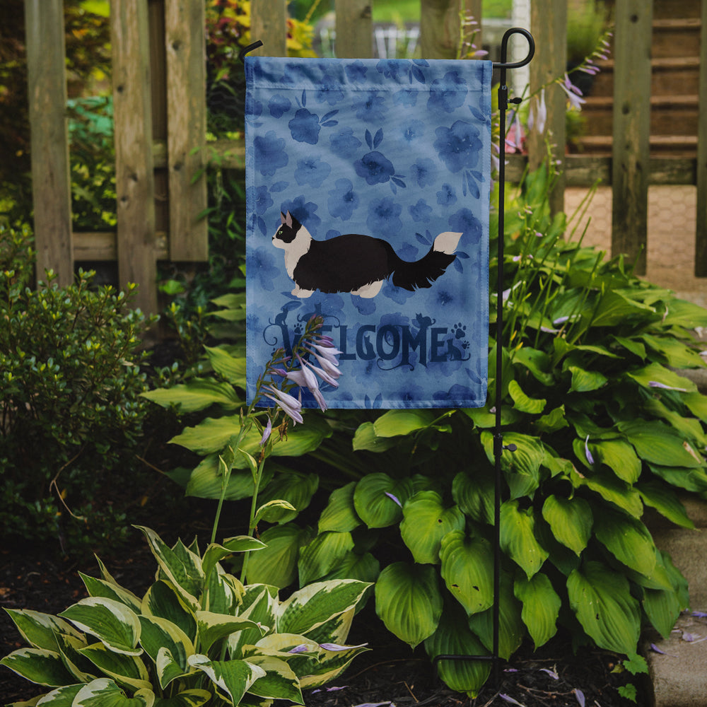 Napoleon #2 Cat Welcome Garden Flag Mailbox Decorative Yard Banner Outside Patio Artwork for Flower Beds, Garden Size, Multicolor