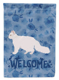Oregon Rex #2 Cat Welcome Garden Flag Mailbox Decorative Yard Banner Outside Patio Artwork for Flower Beds, Garden Size, Multicolor