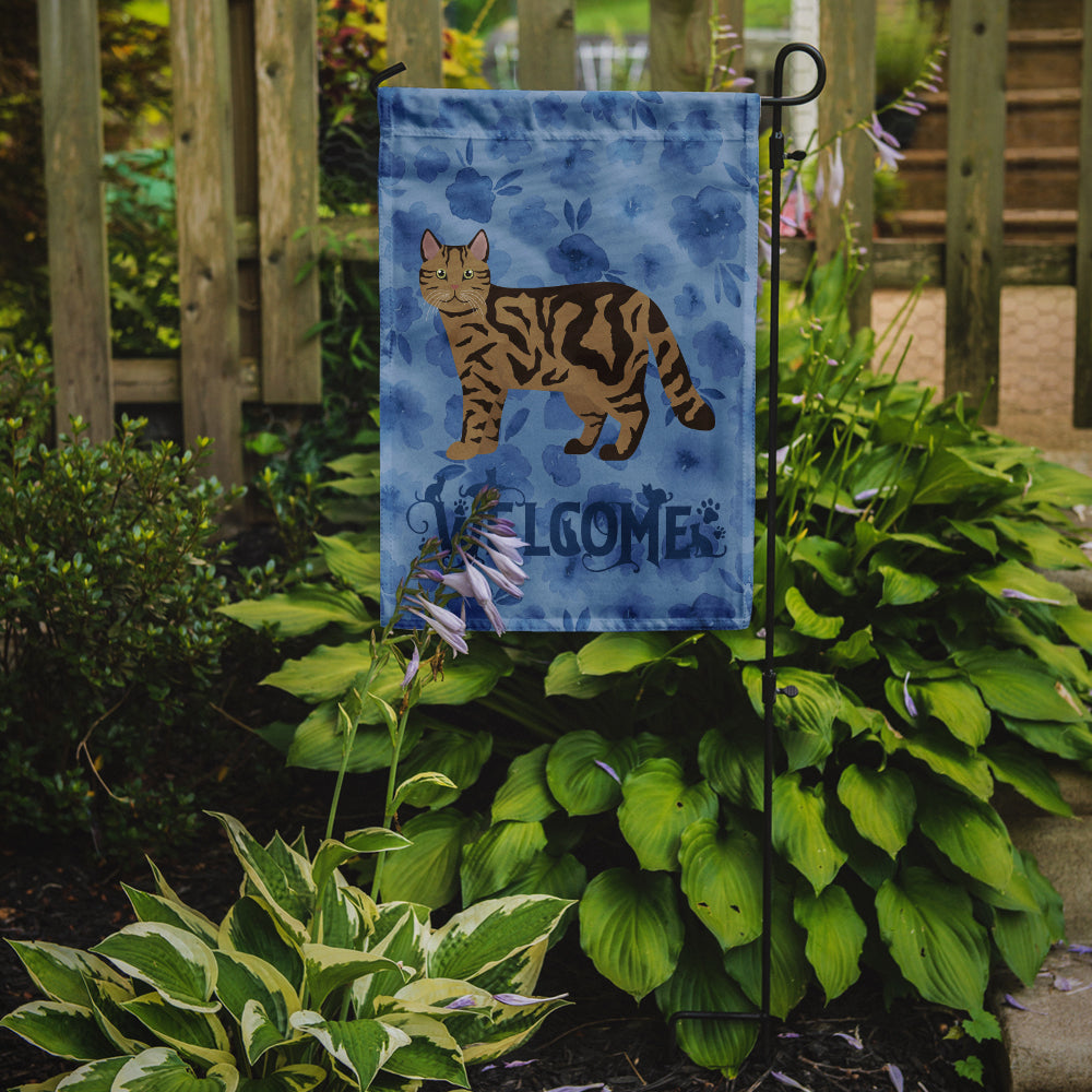 Scottish Straight #2 Cat Welcome Garden Flag Mailbox Decorative Yard Banner Outside Patio Artwork for Flower Beds, Garden Size, Multicolor