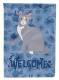 American Polydactyl #2 Cat Welcome Garden Flag Mailbox Decorative Yard Banner Outside Patio Artwork for Flower Beds, Garden Size, Multicolor