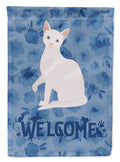 Arabian Mau Cat Welcome Garden Flag Mailbox Decorative Yard Banner Outside Patio Artwork for Flower Beds, Garden Size, Multicolor