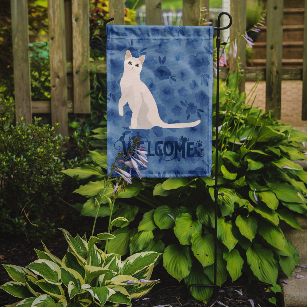 Burmilla #1 Cat Welcome Garden Flag Mailbox Decorative Yard Banner Outside Patio Artwork for Flower Beds, Garden Size, Multicolor
