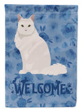 Chantilly Tiffany Cat Welcome Garden Flag Mailbox Decorative Yard Banner Outside Patio Artwork for Flower Beds, Garden Size, Multicolor