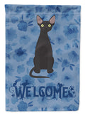 Devon Rex #3 Cat Welcome Garden Flag Mailbox Decorative Yard Banner Outside Patio Artwork for Flower Beds, Garden Size, Multicolor