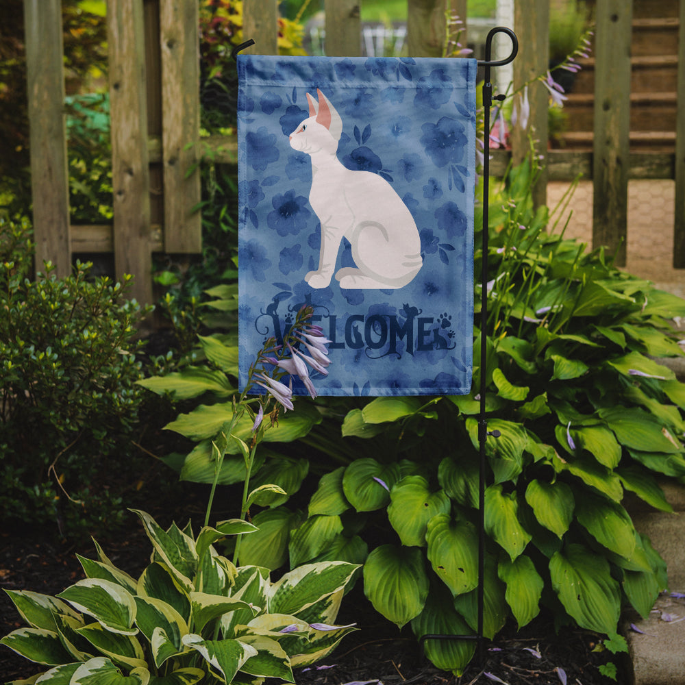 Sphynx #3 Cat Welcome Garden Flag Mailbox Decorative Yard Banner Outside Patio Artwork for Flower Beds, Garden Size, Multicolor