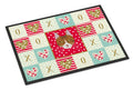 Aegean Cat Love Doormat Indoor Outdoor 24H X 36W Front Door Mat Rugs for Entryway, Non Slip Washable Low Pile,