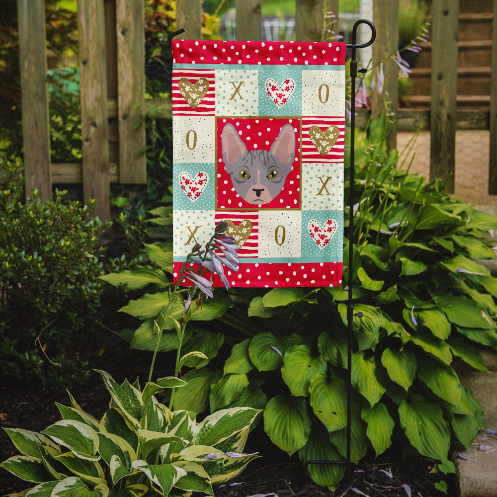 Bambino Cat Love Garden Flag Mailbox Decorative Yard Banner Outside Patio Artwork for Flower Beds, Garden Size, Multicolor