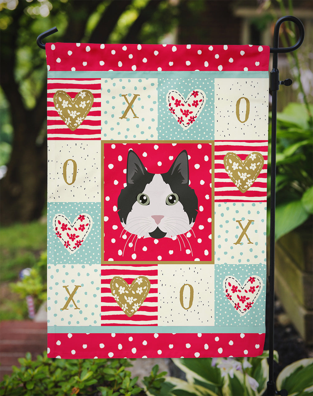 Cymric #2 Cat Love Garden Flag Mailbox Decorative Yard Banner Outside Patio Artwork for Flower Beds, Garden Size, Multicolor