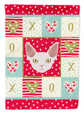 Devon Rex Cat Love Garden Flag Mailbox Decorative Yard Banner Outside Patio Artwork for Flower Beds, Garden Size, Multicolor