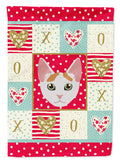 Japanese Bobtail Cat Love Garden Flag Mailbox Decorative Yard Banner Outside Patio Artwork for Flower Beds, Garden Size, Multicolor