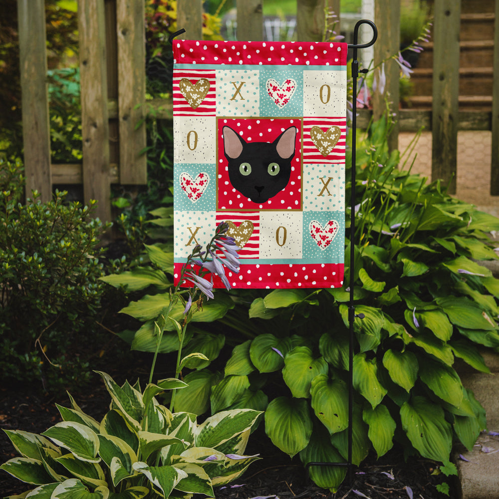 Mandalay Cat Love Garden Flag Mailbox Decorative Yard Banner Outside Patio Artwork for Flower Beds, Garden Size, Multicolor