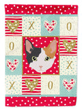 Skookum Cat Love Garden Flag Mailbox Decorative Yard Banner Outside Patio Artwork for Flower Beds, Garden Size, Multicolor