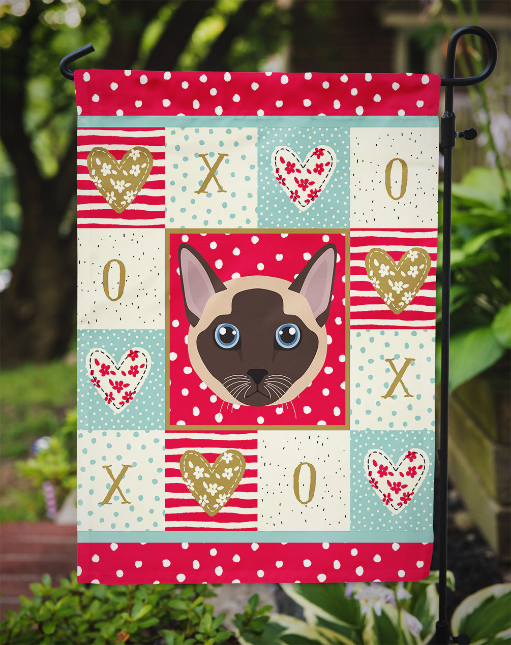 Tonkinese Cat Love Garden Flag Mailbox Decorative Yard Banner Outside Patio Artwork for Flower Beds, Garden Size, Multicolor