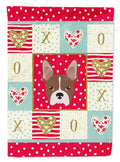 Boston Terrier Love Garden Flag Mailbox Decorative Yard Banner Outside Patio Artwork for Flower Beds, Garden Size, Multicolor