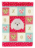Coton de Tulear Love Garden Flag Mailbox Decorative Yard Banner Outside Patio Artwork for Flower Beds, Garden Size, Multicolor