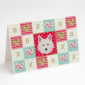Danish Spitz Love Greeting Cards Pack of 8 Blank Cards with Envelopes Whimsical A7 Size 5x7