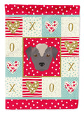Ecuadorian Hairless Dog Love Garden Flag Mailbox Decorative Yard Banner Outside Patio Artwork for Flower Beds, Garden Size, Multicolor
