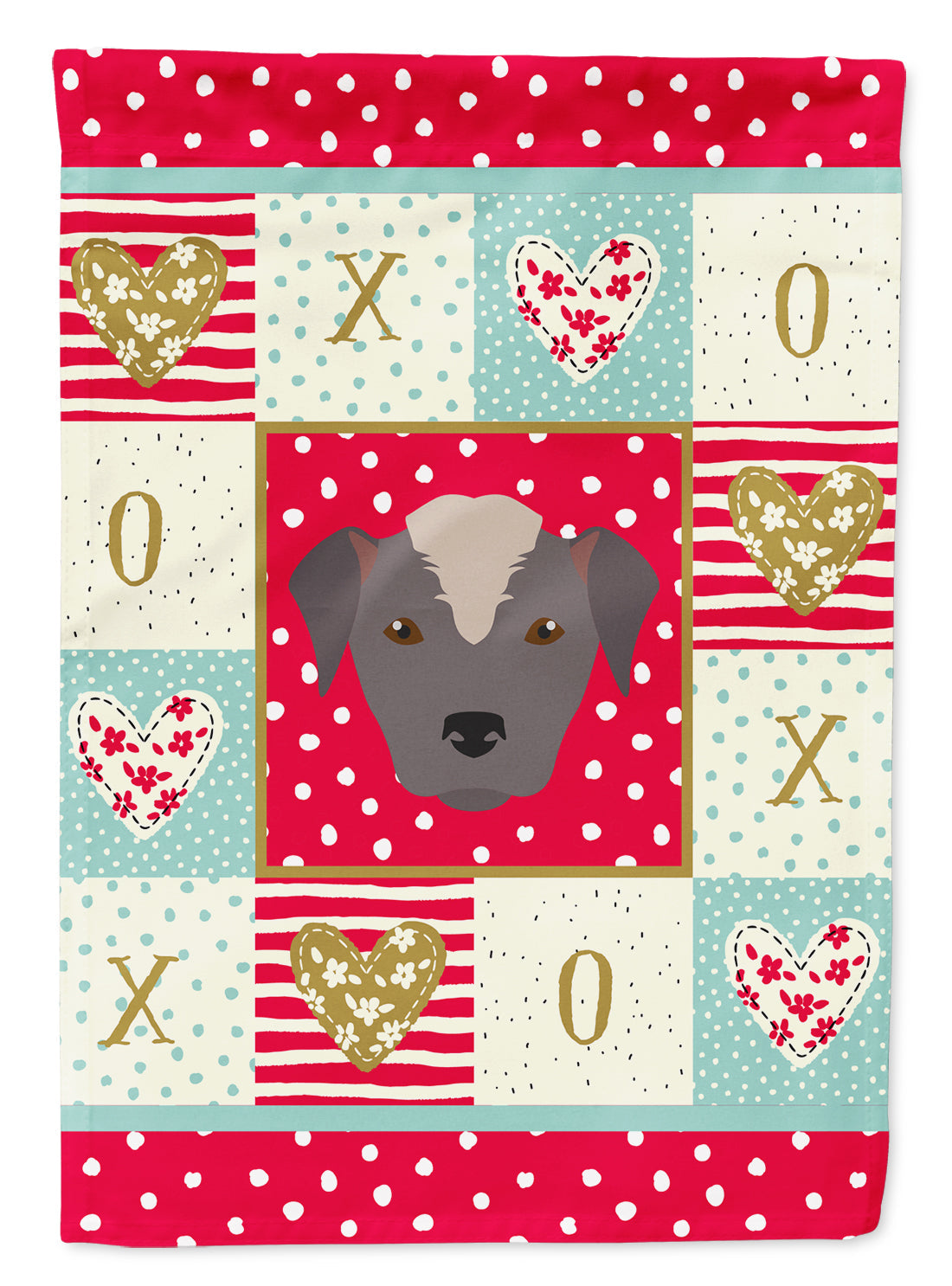 Ecuadorian Hairless Dog Love Garden Flag Mailbox Decorative Yard Banner Outside Patio Artwork for Flower Beds, Garden Size, Multicolor