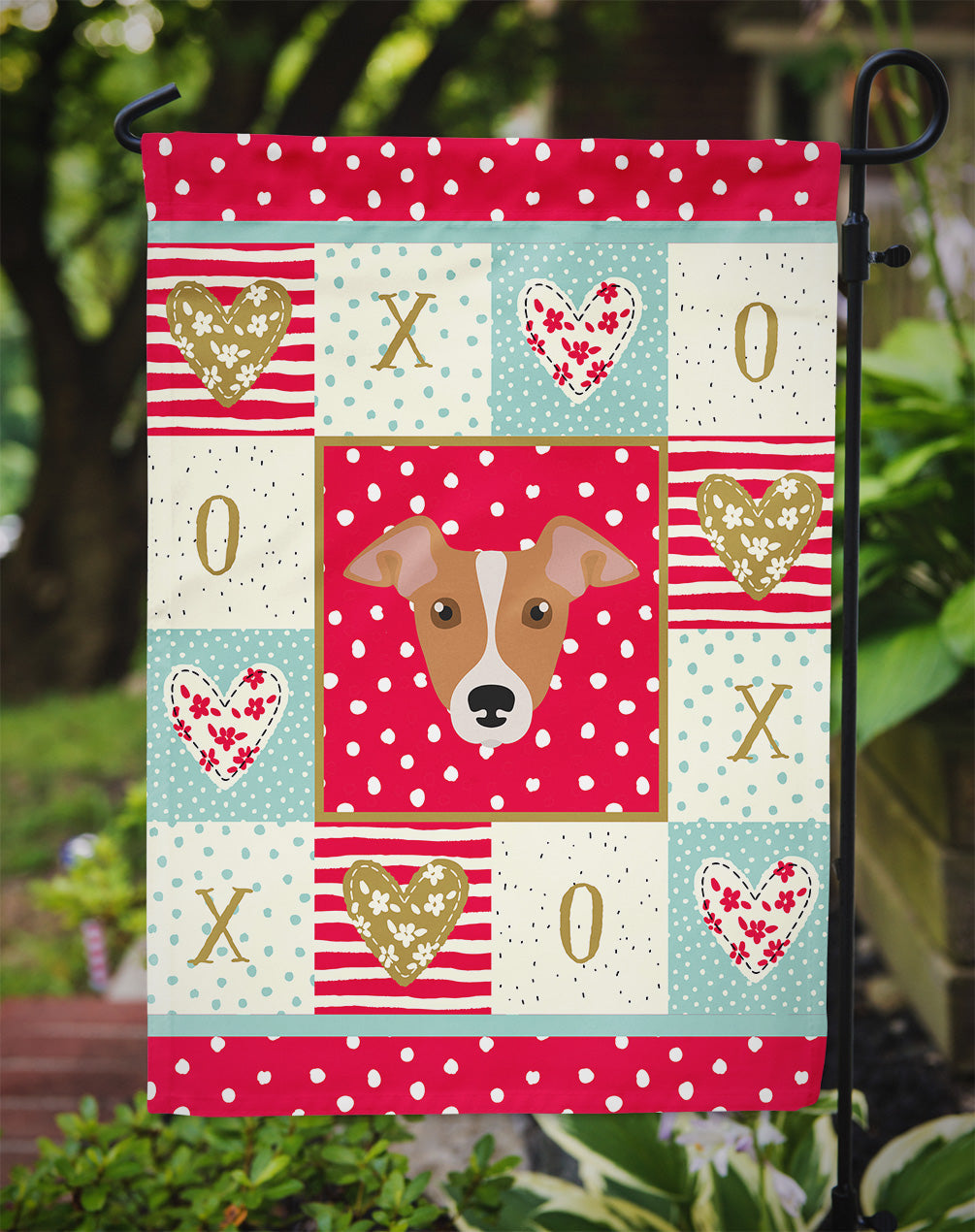 Italian Greyhound Love Garden Flag Mailbox Decorative Yard Banner Outside Patio Artwork for Flower Beds, Garden Size, Multicolor